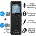 16GB Digital Voice Activated Recorder for Lectures - aiworth 1160 Hours Sound Audio Recorder Dictaphone Voice Activated Recorder Recording Device with Playback,MP3 Player,Password,Variable Speed