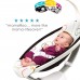 4moms mamaRoo 4 Baby Swing, Bluetooth Baby Rocker with 5 Unique Motions, Cool Mesh Fabric, Dark Grey