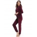 Aibrou Women Velour Tracksuit Zip up Hoodie and Sweat Pant Twinset Fashion Long Sleeve Solid Velvet Pajamas Sleepwear 2 Piece Set