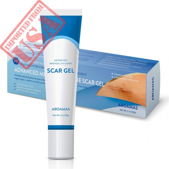 Original Aroamas Advanced Scar Gel for Face, Body, Stretch Marks, Acne, Old & New Scars Sale in Pakistan