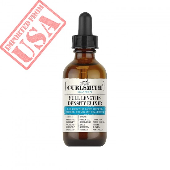 Curlsmith - Full Lengths Density Elixir - Vegan Scalp Care Night Serum for Hair Growth (2oz)