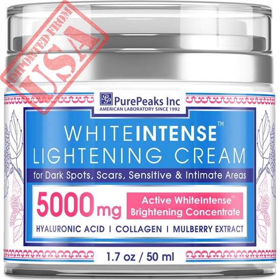 White intense Lightening Cream For Dark Spots, Scars, Sensitive & Intimate Areas in Pakistan