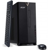 Acer Aspire TC-885-UA91 Desktop, 9th Gen Intel Core i3-9100, 8GB DDR4, 512GB SSD, 8X DVD, 802.11AC Wifi, USB 3.1 Type C, Windows 10 Home,Black