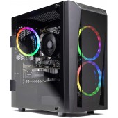 SkyTech Blaze II Gaming Computer PC Desktop – Ryzen 5 2600 6-Core 3.4 GHz, NVIDIA GeForce GTX 1650 4G, 500G SSD, 8GB DDR4, RGB, AC WiFi, Windows 10 Home 64-bit