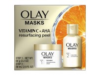 Olay Vitamin C Face Mask Kit, Exfoliator Kit with Mask, Silica, & Exfoliating Aha Peel 4.2 Fl Oz