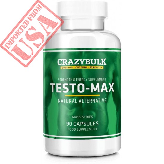 Testo-Max - Potenciador de testosterona natural con potentes ingredientes para ganancias musculares, resistencia, fuerza, energía, aumento de volumen y corte (120 cápsulas)