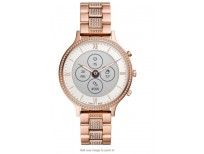 Fossil Women's Charter Hybrid Smartwatch HR with Always-On Readout Display, Heart Rate, Activity Tracking, Smartphone Notifications, Message Previews