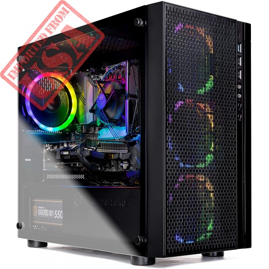 SkyTech Blaze - Gaming Computer PC Desktop – Intel Core i5-9400F 6-Core 2.9 GHz, NVIDIA GeForce GTX 1650 4GB, 500G SSD, 8GB DDR4, AC WiFi, Windows 10 Home 64-bit