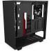 NZXT H510 - CA-H510B-BR - Compact ATX Mid-Tower PC Gaming Case - Front I/O USB Type-C Port - Tempered Glass Side Panel - Cable Management System - Water-Cooling Ready - Black/Red