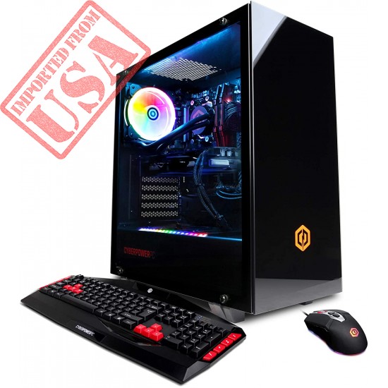 CyberpowerPC Gamer Xtreme VR Gaming PC, Liquid Cool Intel Core i9-9900K 3.6GHz, NVIDIA GeForce RTX 2070 Super 8GB, 16GB DDR4, 1TB PCI-E NVMe SSD, WiFi Ready & Win 10 Home (GXiVR8080A8, Black)