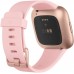 Fitbit Versa 2 Health and Fitness Smartwatch with Heart Rate, Music, Alexa Built-In, Sleep and Swim Tracking, Petal/Copper Rose, One Size (S and L Bands Included)