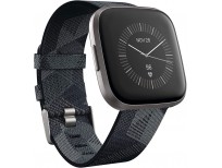 Fitbit Versa 2 Special Edition Health and Fitness Smartwatch with Heart Rate, Music, Alexa Built-In, Sleep and Swim Tracking, Smoke Woven/Mist Grey, One Size (S and L Bands Included)