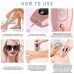 IPL Hair Removal System for Women and Men IPL Hair Removal Device 600,000 Flashes Facial Body Profesional Use at Home