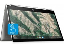 HP Chromebook x360 14-inch HD Touchscreen Laptop, Intel Celeron N4000, 4 GB RAM, 32 GB eMMC, Chrome (14b-ca0010nr, Ceramic White/Mineral Silver)