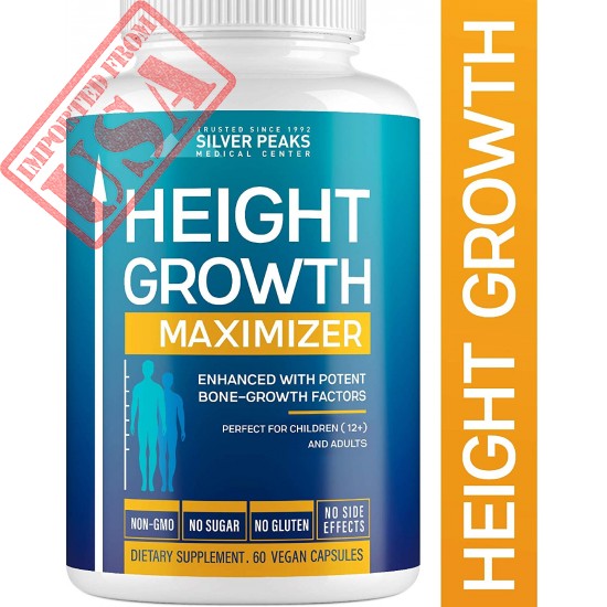 Height Growth Maximizer - Natural Height Pills to Grow Taller - Made in USA Sale in Pakistan