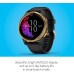 Garmin Venu, GPS Smartwatch with Bright Touchscreen Display, Features Music, Body Energy Monitoring, Animated Workouts, Pulse Ox Sensor and More, Gold with Black Band