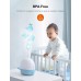 TaoTronics Humidifiers 3-IN-1 Premium Humidifier 26dB Quiet Ultrasonic 2.5L Cool Mist Humidifier for Bedroom Babies Essential Oil Diffuser With Night Light Automatic Shut-Off Easy to Clean White