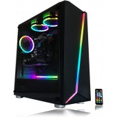 Gaming PC Desktop Computer by Alarco Intel i5 3.10GHz,8GB Ram,1TB Hard Drive,Windows 10 pro,WiFi Ready,Video Card Nvidia GTX 650 1GB, 3 RGB Fans with Remote