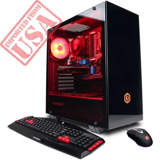 CyberpowerPC Gamer Ultra Gaming PC, AMD FX-6300 3.5GHz, Radeon R7 240 2GB, 8GB DDR3, 1TB HDD, WiFi & Win 10 Home (GUA884)