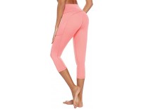 AUU High Waisted Leggings with Pockets Workout Leggings for Women Stretch Yoga Pants Buttery Soft