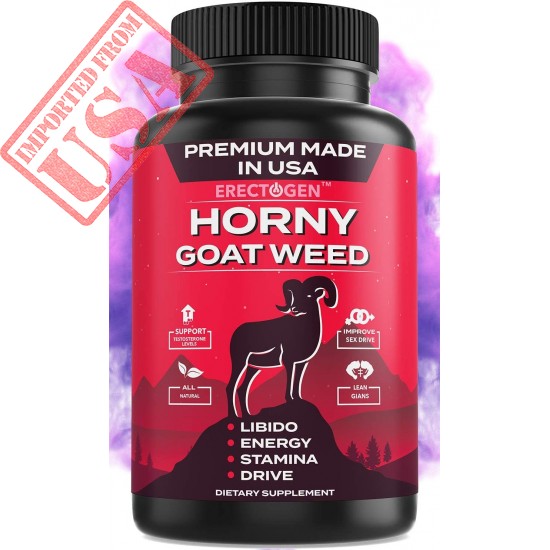 Extra Premium Horny Goat Weed -Muscle Builder and Testosterone Booster for Men - Made in USA Online in Pakistan