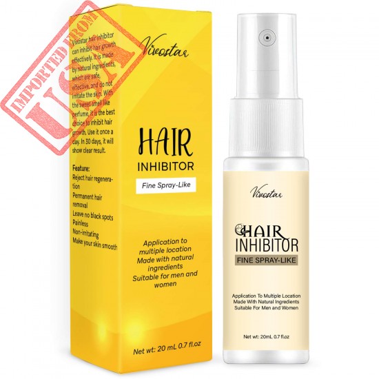 Hair Inhibitor, Painless Hair Stop Growth Spray, Apply after Hair Removal, Non-Irritating Hair Removal Inhibitor, for Face, Arm, Leg, Armpit, Make Your Skin Smooth