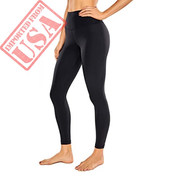 CRZ YOGA Women's Naked Feeling I 7/8 High Waisted Pants Yoga Workout Leggings - 25 Inches