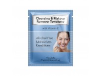 Diamond Wipes Cleansing and Waterproof Makeup Remover Wipes Pack of 50ct Alcohol Fee Wipes with vitamin E