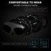 Virtual Reality Headset, 3D VR Goggles w/ Remote Controller[Gift] 3D Movies Video Games Viewer for iPhone 11 Pro XR XS X 8 7 6S 6 Plus Samsung S10 S9 S8 S7 S6 Edge + BLU A4 R2+ etc, Black VR Glasses