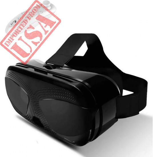 Virtual Reality Headset, 3D VR Goggles w/ Remote Controller[Gift] 3D Movies Video Games Viewer for iPhone 11 Pro XR XS X 8 7 6S 6 Plus Samsung S10 S9 S8 S7 S6 Edge + BLU A4 R2+ etc, Black VR Glasses