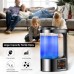 DQXY Gift for Mother's Day Hydrogen Water Bottle Generator,Portable Hydrogen Water Ionizer Machine,Hydrogen Rich Water Maker 2L Large Capacity Health Cup for Family Use