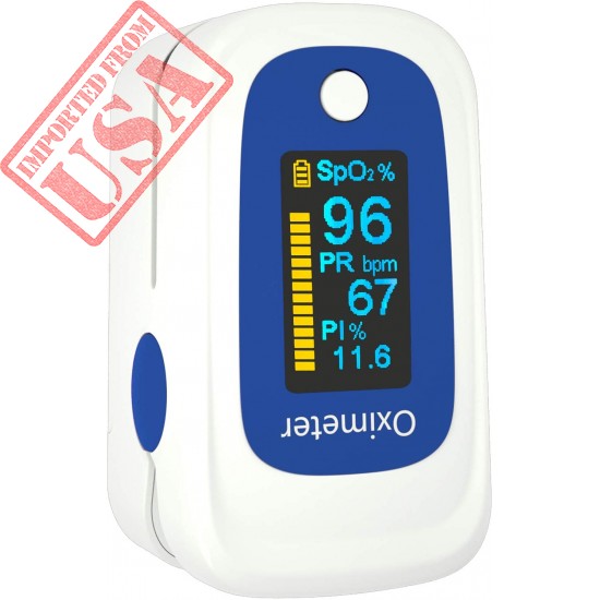 Portable Pulse Oximeter Fingertip, Blood Oxygen Saturation Monitor with Large LED Display Buy in Pakistan