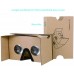 Cardboard VR by IHUAQI 2 Pack with Headstrap Fully Assembled Compatible with Android and iPhone Up to 6 inch Including Comfortable Nose Foam and Forehead Pad