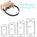 Cardboard VR by IHUAQI 2 Pack with Headstrap Fully Assembled Compatible with Android and iPhone Up to 6 inch Including Comfortable Nose Foam and Forehead Pad