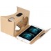 Cardboard VR by IHUAQI 2 Pack with Headstrap Fully Assembled Compatible with Android and iPhone Up to 6 inch Including Comfortable Nose Foam and Forehead Pad
