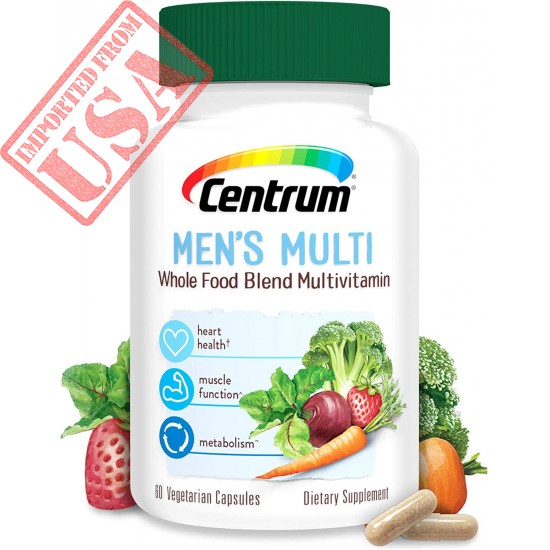 Buy Original Centrum Whole Food Multivitamin for Men, Gluten Free Dietary Supplement