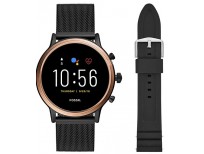 Fossil Gen 5 Julianna Stainless Steel Touchscreen Smartwatch with Speaker, Heart Rate, GPS, Contactless Payments, and Smartphone Notifications