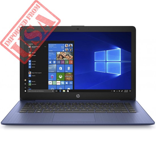 HP Stream 14-inch Laptop, Intel Celeron N4000, 4 GB RAM, 64 GB eMMC, Windows 10 Home in S Mode with Office 365 Personal for 1 Year (14-cb185nr, Royal Blue)