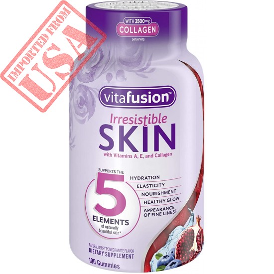 Vitafusion Irresistible Skin Gummy Vitamins, 100ct