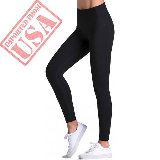 Dragon Fit Compression Yoga Pants Power Stretch Workout Leggings with High Waist Tummy Control