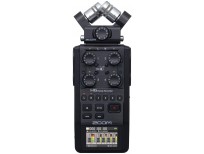 Zoom H6 All Black (2020 Version) 6-Track Portable Recorder, Stereo Microphones, 4 XLR/TRS Inputs, SD Card, USB Audio Interface, Battery Powered