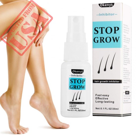 Hair Growth Inhibitor Spray, Painless Hair Stop Growth Spray, Hair Removal Spray, Non-Irritating Effective for Face Arm Leg Armpit