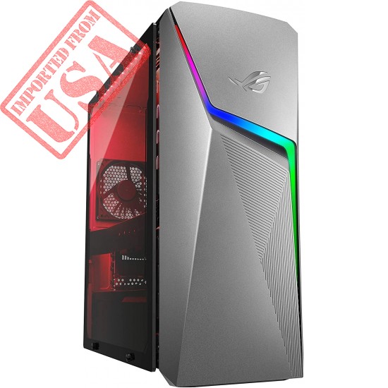 ASUS Strix GL10DH Gaming Desktop PC, AMD Ryzen 5 3400G, GeForce GTX 1650, 8GB DDR4 RAM, 512GB PCIe SSD, Wi-Fi 5, Windows 10 Home, GL10DH-PH552