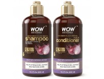 Buy WOW Red Onion Black Seed Oil Shampoo & Conditioner Kit , Hydration, Shine - Reduce Itchy Scalp, Dandruff & Frizz  - All Hair Types 