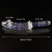 Ultra-Smooth Double-Ended Huge Crystal Glass with Spiral Ergonomic Design Upscale Crystal for Women Men CFDE058