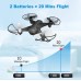 tech rc Mini Drone with Camera FPV Live Video Wifi Quadcopter, Easy Control with Headless Mode, Altitude Hold, Long Flight Time with 2 Batteries, App Control Available Toy Drone for Kids and Beginners