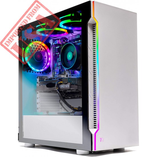 Skytech Archangel Gaming Computer PC Desktop – Ryzen 5 3600 3.6GHz, GTX 1660 Super 6G, 500GB SSD, 16GB DDR4 3000MHz, RGB Fans, Windows 10 Home 64-bit, 802.11AC Wi-Fi