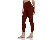 Hawthorn Athletic Women's Essential High Waist Yoga Pants Active 7/8 Length Legging with Side