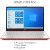 Newest HP Pavilion Intel Pentium Silver N5000 4GB 128GB SSD Windows 10 Laptop Red