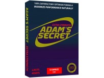 Natural Male Pill - ADAM'S SECRET Energy Supplement, Natural Amplifier for Men, Improve Energy and Endurance 12 Pills Per Pack